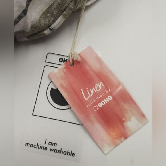 Light Jogger Cotton Pant Belt Tie Front Cuff Pant SZ Med Cisono - Picture 11 of 14